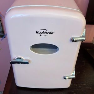 Koolatron Pink Mini Fridge
